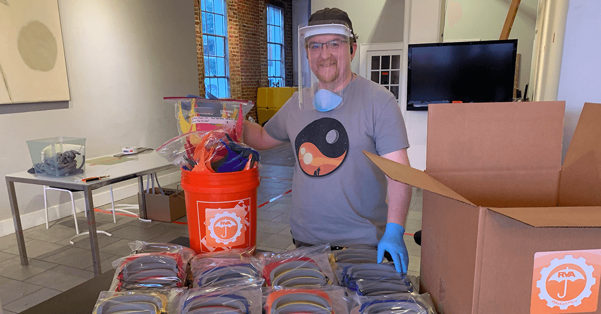 Capital One Software Engineer, Etienne LaVallee, a maker, stepped up to help with the efforts, creating thousands of face shields to help protect front line workers and even the Navajo Nation.